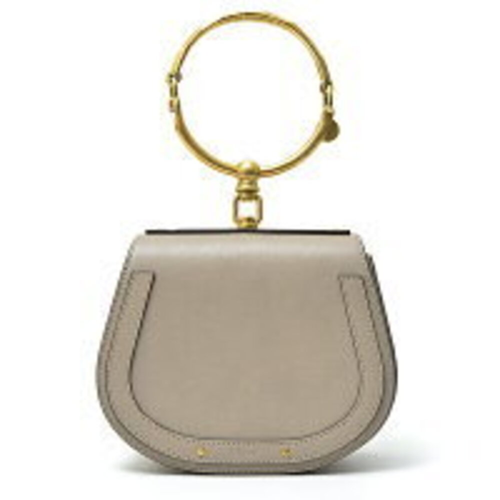 Chloe Bracelet Bag Calfskin Motti Gray